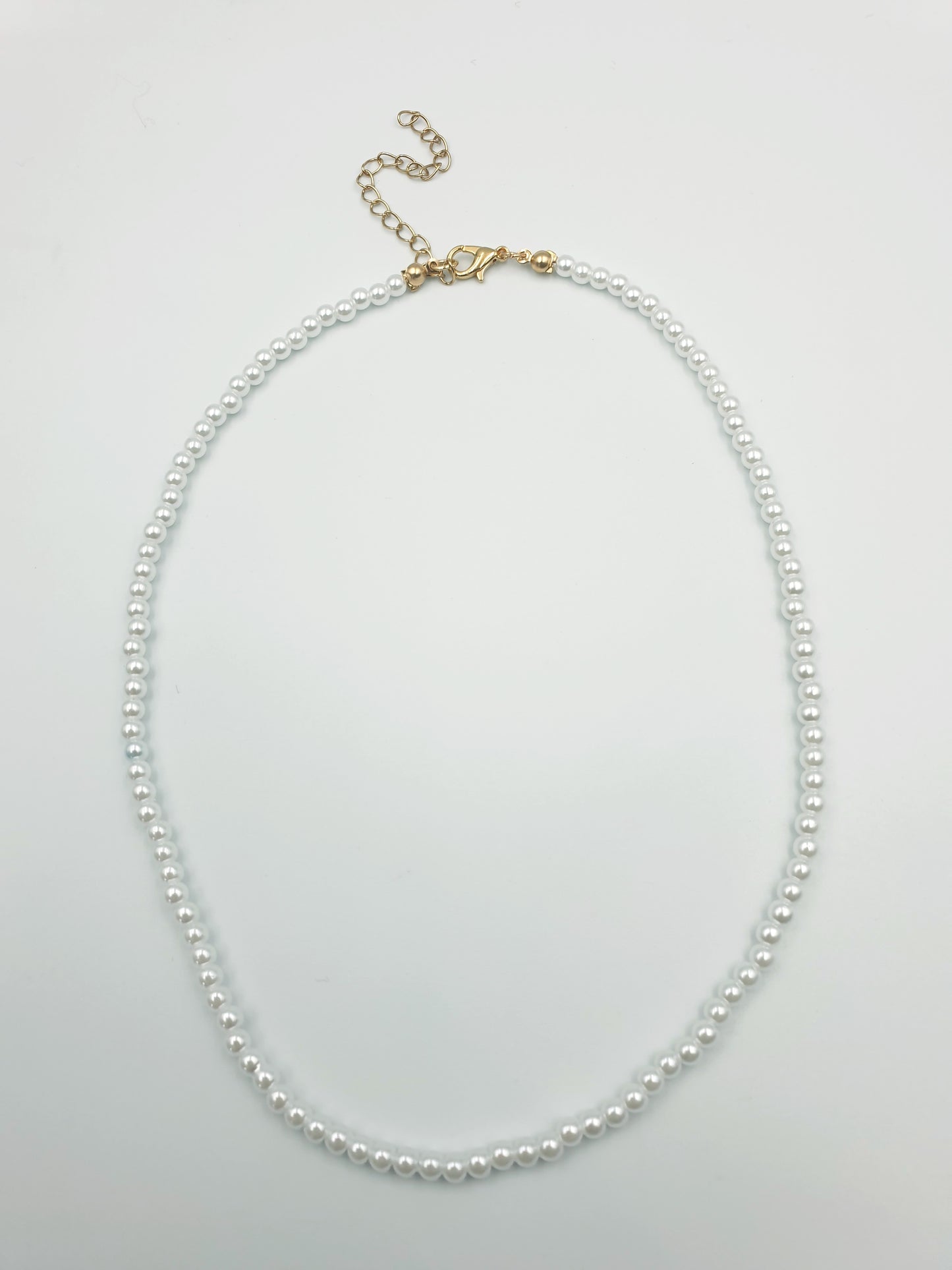 Beaded Necklace - Pearl