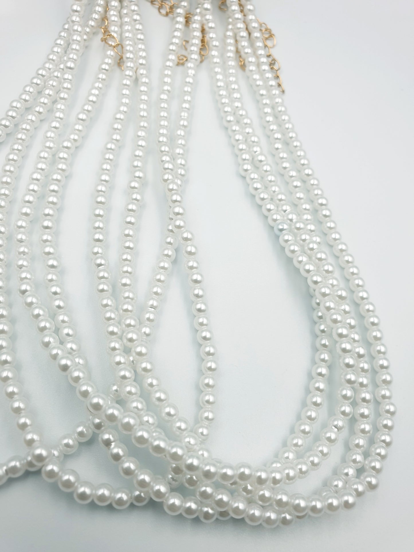 Beaded Necklace - Pearl